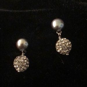Honora Cultured Pearl and Crystal Bead Earrings